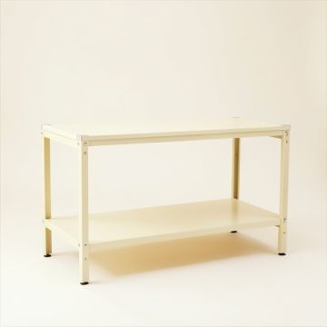 Clay Bridge Empty Workshop Workbench - Ivory (synthetic illustration; no displayed measurements)