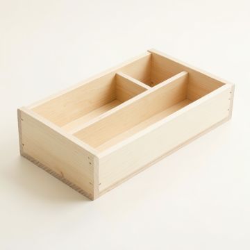 Heath Bridge Empty Pantry Drawer Organizer Insert - Ivory (synthetic illustration; no displayed measurements)