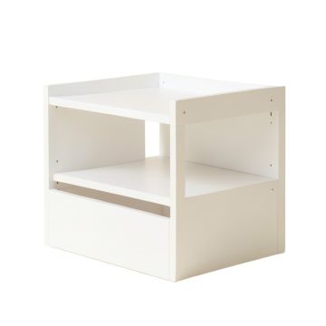 Hill Arc Low Toy Storage Unit - White
