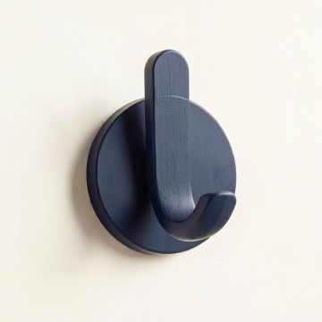 Bay Bend Wall-Mounted Robe Hook - Navy (synthetic illustration; no displayed measurements)