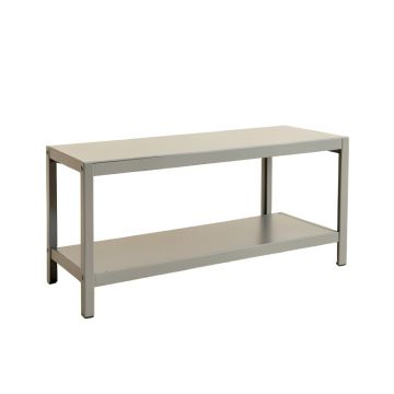 Hazel Canyon Narrow Outdoor Storage Bench - Gray