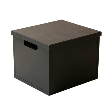 Hazel Arc Low Toy Storage Unit - Black