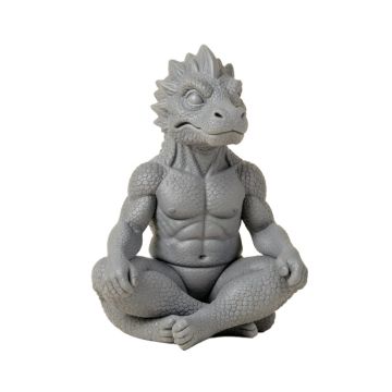 Thermia Whimsical Meditating Dragon Fists Inner Qi Strength Power Figurine