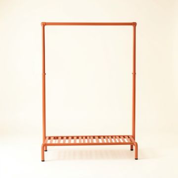 Stone Bridge Empty Garment Rack - Terracotta (synthetic illustration; no displayed measurements)