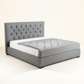 Omari Tufted Upholstered Low Profile Standard Bed (synthetic illustration; no displayed measurements)