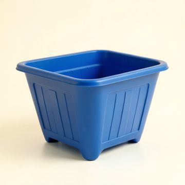 Linden Branch Empty Raised Planter - Blue (synthetic illustration; no displayed measurements)