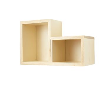 Fern Brook Wall-Mounted Entryway Organizer Shelf - Cream