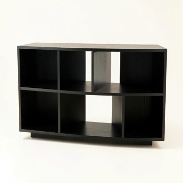 Holly Bluff Desktop Shelving Unit - Black (synthetic illustration; no displayed measurements)