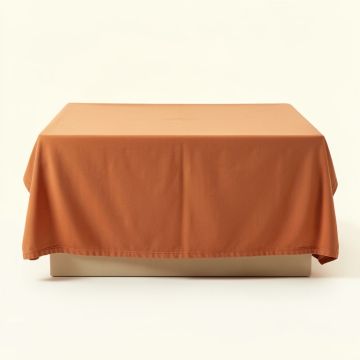 Harbor Dale Flat Bed Sheet - Terracotta (synthetic illustration; no displayed measurements)
