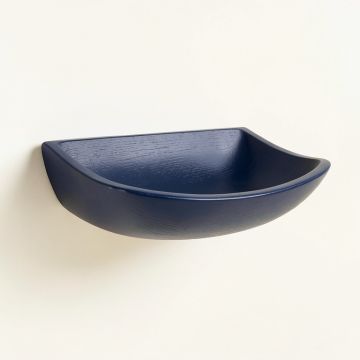 Juniper Bridge Wall-Mounted Cat Perch - Navy (synthetic illustration; no displayed measurements)