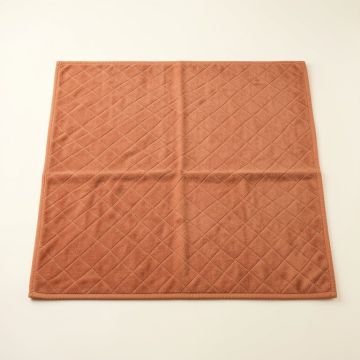 Pine Dell Bath Mat - Terracotta (synthetic illustration; no displayed measurements)