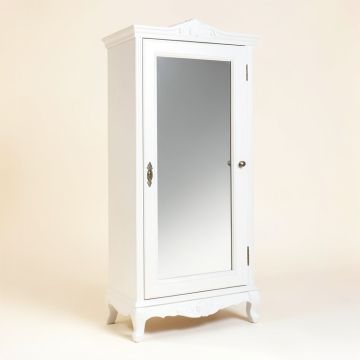 Tomaso Hand Painted Jewelry Armoire With Mirror (synthetic illustration; no displayed measurements)