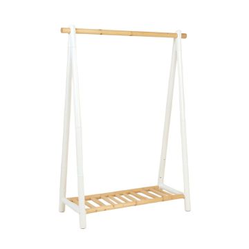 Juniper Bluff Empty Garment Rack - White