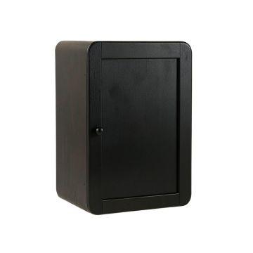 Field Branch Wall-Mounted Laundry Cabinet - Black