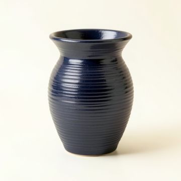Harbor Canyon Empty Decorative Vase - Navy (synthetic illustration; no displayed measurements)