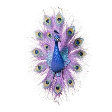 Arquilla Metal Peacock Wall Accent