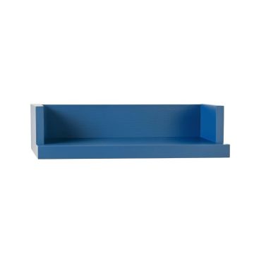 Olive Arc Wall-Mounted Shelf - Blue