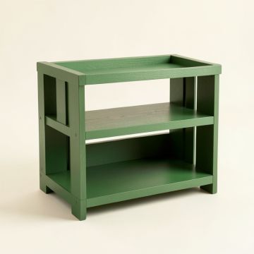 Stone Arc Empty Countertop Canister Rack - Green (synthetic illustration; no displayed measurements)