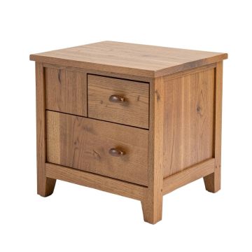 Marone 1 - Drawer Solid Wood Nightstand