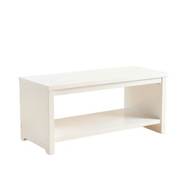 Bay Bridge Indoor Bench - White