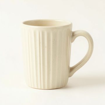 Birch Branch Ceramic Mug - Ivory (synthetic illustration; no displayed measurements)