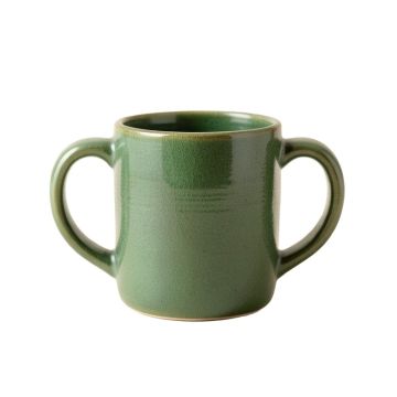 Birch Bend Ceramic Mug - Green