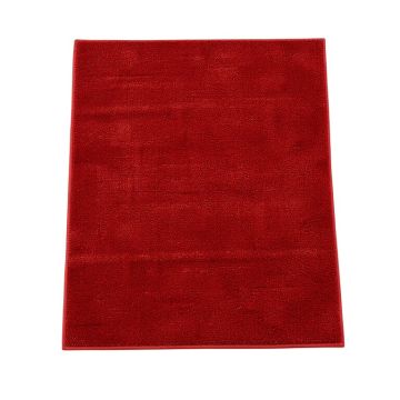 Leonora Textured Power Loom Red Rug