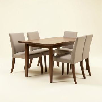 Amy 5 Piece Dining Set (synthetic illustration; no displayed measurements)