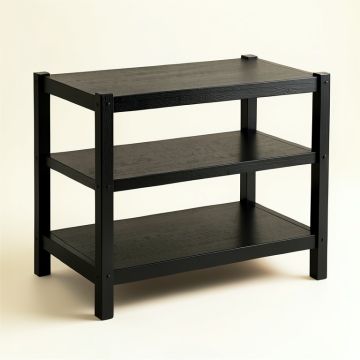 Pine Arc Empty Countertop Canister Rack - Black (synthetic illustration; no displayed measurements)
