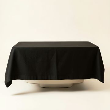 Cliff Bridge Flat Bed Sheet - Black (synthetic illustration; no displayed measurements)