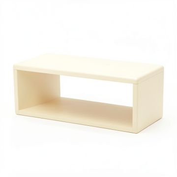 Flint Dale Desktop Monitor Riser - Cream (synthetic illustration; no displayed measurements)
