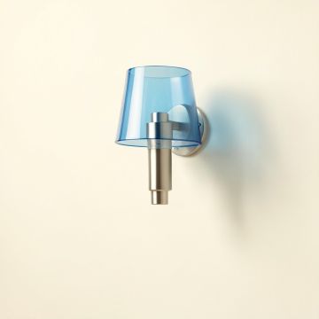 Aspen Branch Wall Sconce Mounted On A Plain Wall - Blue (synthetic illustration; no displayed measurements)