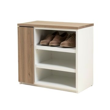 Three Row 15 Pair Shoe Storage Cabinet