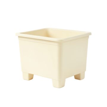 Linden Arc Empty Raised Planter - Cream