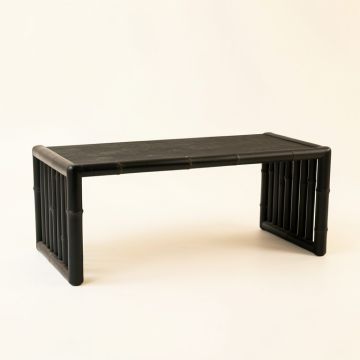 Juniper Falls Indoor Bench - Black (synthetic illustration; no displayed measurements)