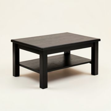 Cedar Brook Coffee Table - Black (synthetic illustration; no displayed measurements)