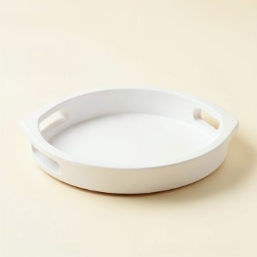 Ash Arc Serving Tray (synthetic illustration; no displayed measurements)