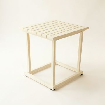 Holly Brook Compact Balcony Table - Ivory (synthetic illustration; no displayed measurements)