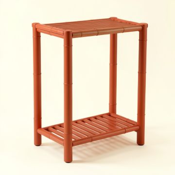 Birch Arc Freestanding Laundry Folding Counter (synthetic illustration; no displayed measurements)