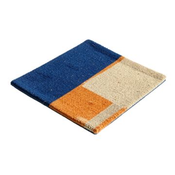 Feldt Proud Peacocks Coir 28 In . X 16 In . Non-Slip Outdoor Door Mat