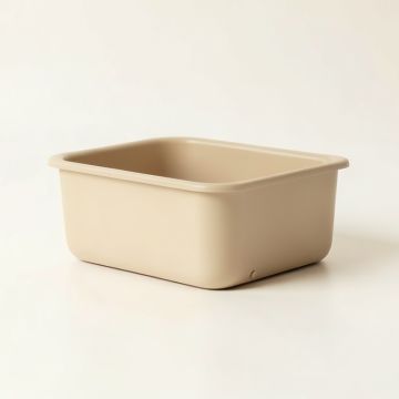Field Canyon Empty Railing Planter With Integral Brackets - Beige (synthetic illustration; no displayed measurements)