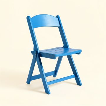 Olive Arc Folding Outdoor Chair - Blue (synthetic illustration; no displayed measurements)
