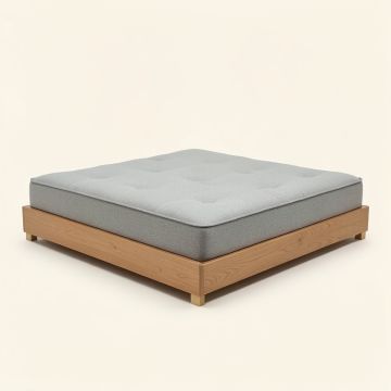Tufted Upholstered Low Profile Storage Platform Bed (synthetic illustration; no displayed measurements)