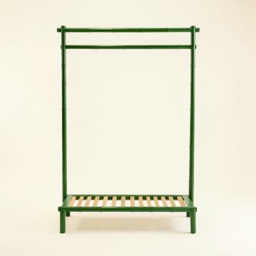 Aspen Bluff Empty Garment Rack - Green (synthetic illustration; no displayed measurements)