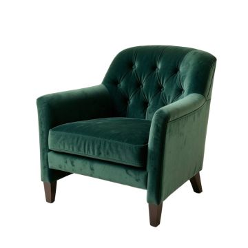 Castiel Tufted Velvet Upholstered Parsons Chair