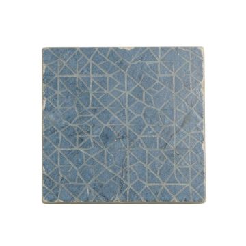 Rowan Bluff Uninstalled Square Decorative Tile - Blue