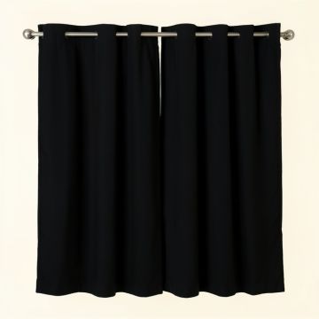 Scarsdale Extra Solid Blackout Thermal Grommet Single Curtain Panel (synthetic illustration; no displayed measurements)