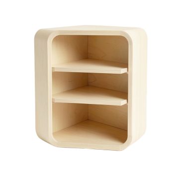Pine Bend Empty Mug-Storage Cabinet Insert - Ivory