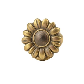 1 3/8 '' Length Sunflower Knob