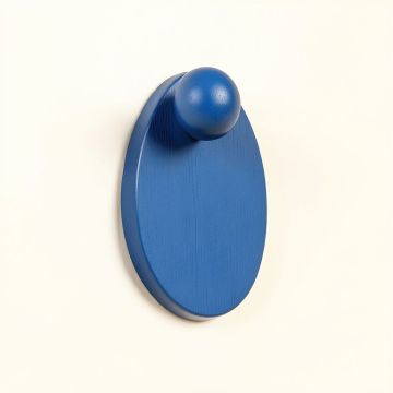 Wren Bend Wall-Mounted Robe Hook - Blue (synthetic illustration; no displayed measurements)